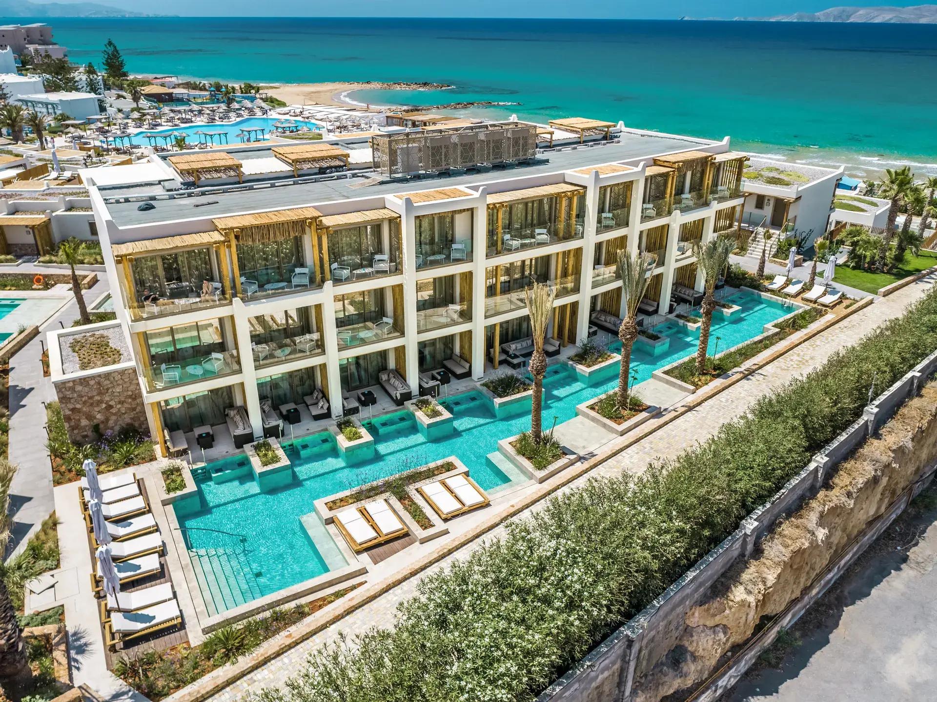 Taxi transfer From Heraklion Airport to Mitsis Rinela Beach Resort & Spa